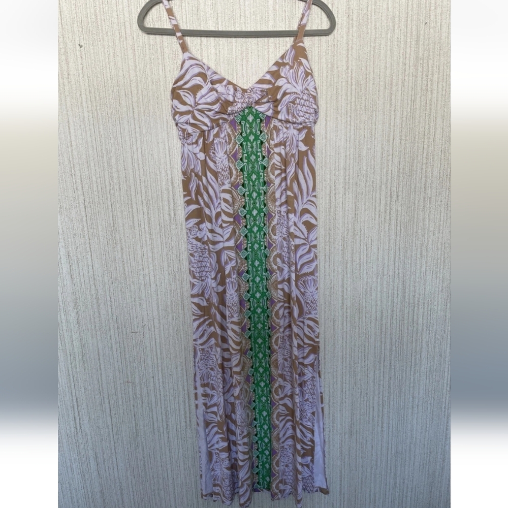Lilly Pulitzer Size 8 Floralie Maxi Dress Bon Vivants Engineered